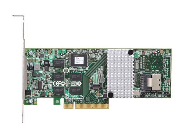 4-Port 6Gb/s SATA+SAS PCIe 2.0 512MB Controller Card X625