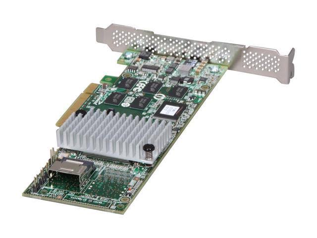 4-Port 6Gb/s SATA+SAS PCIe 2.0 512MB Controller Card X625