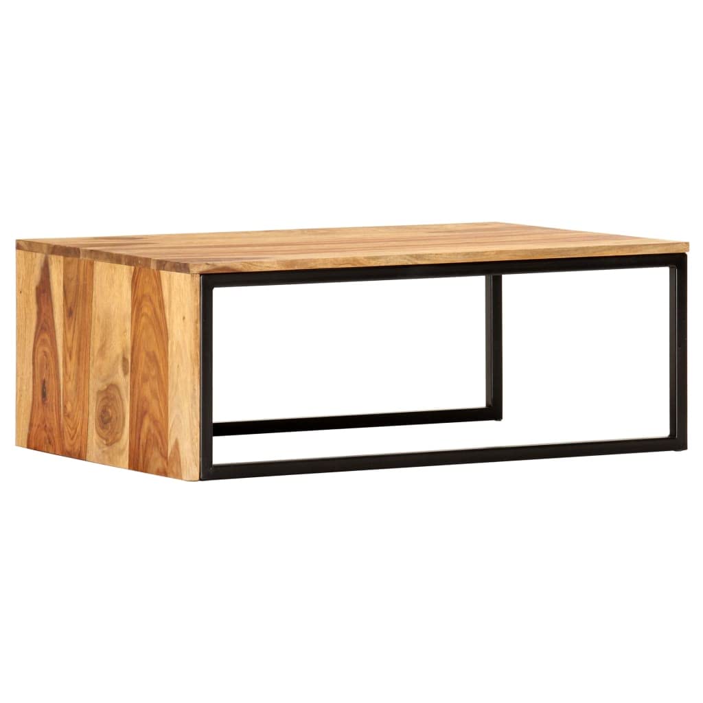 2 pcs Solid Sheesham Wood Nesting Tables Z984605
