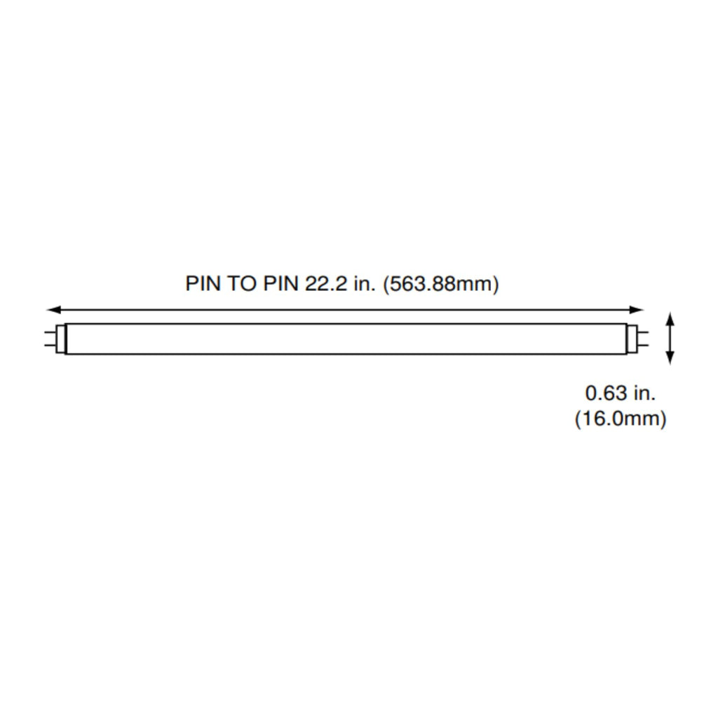 24 Inch 24W 4100K Cool White T5 Fluorescent Bulb Pack of 10 K942