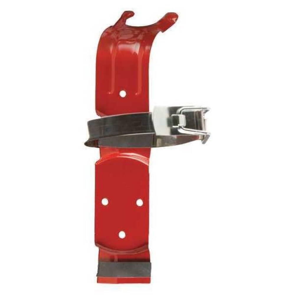 Fire Extinguisher Bracket 3-3/8 in. Dia. Red S45061