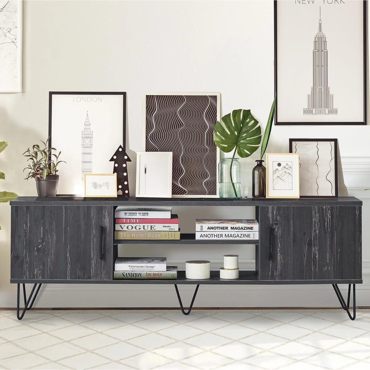 Black Oak Media Console I528
