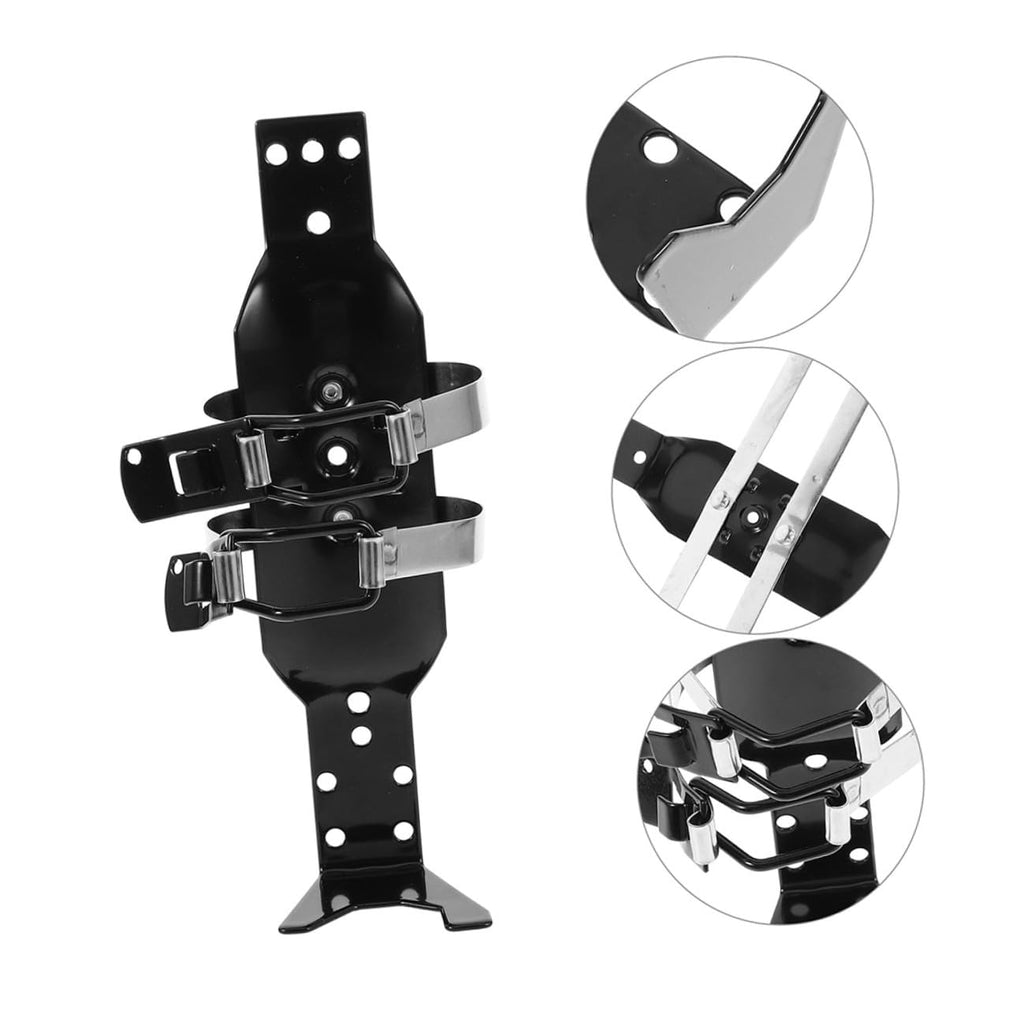 2 Pcs Fire Extinguisher Mounting Rack Wall Bracket Holder V742
