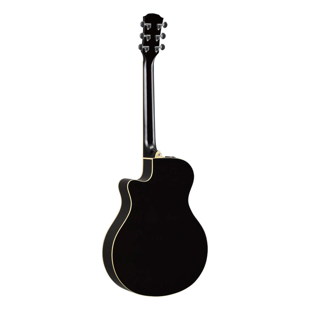 Black Thin Body Acoustic-Electric Guitar I385