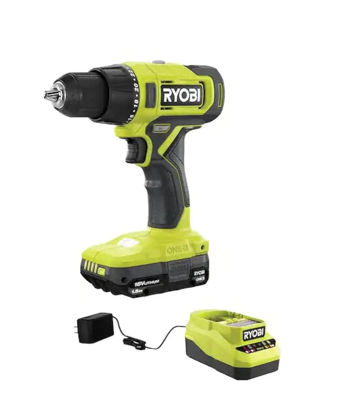 18V Cordless 1/2 in. Drill/Driver Kit with Battery and Charger B228
