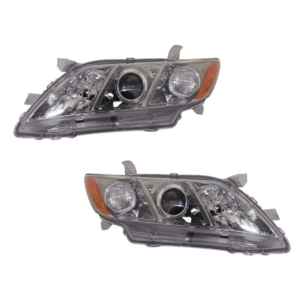 Clear Lens Chrome Housing Projector Headlight Pair S801822