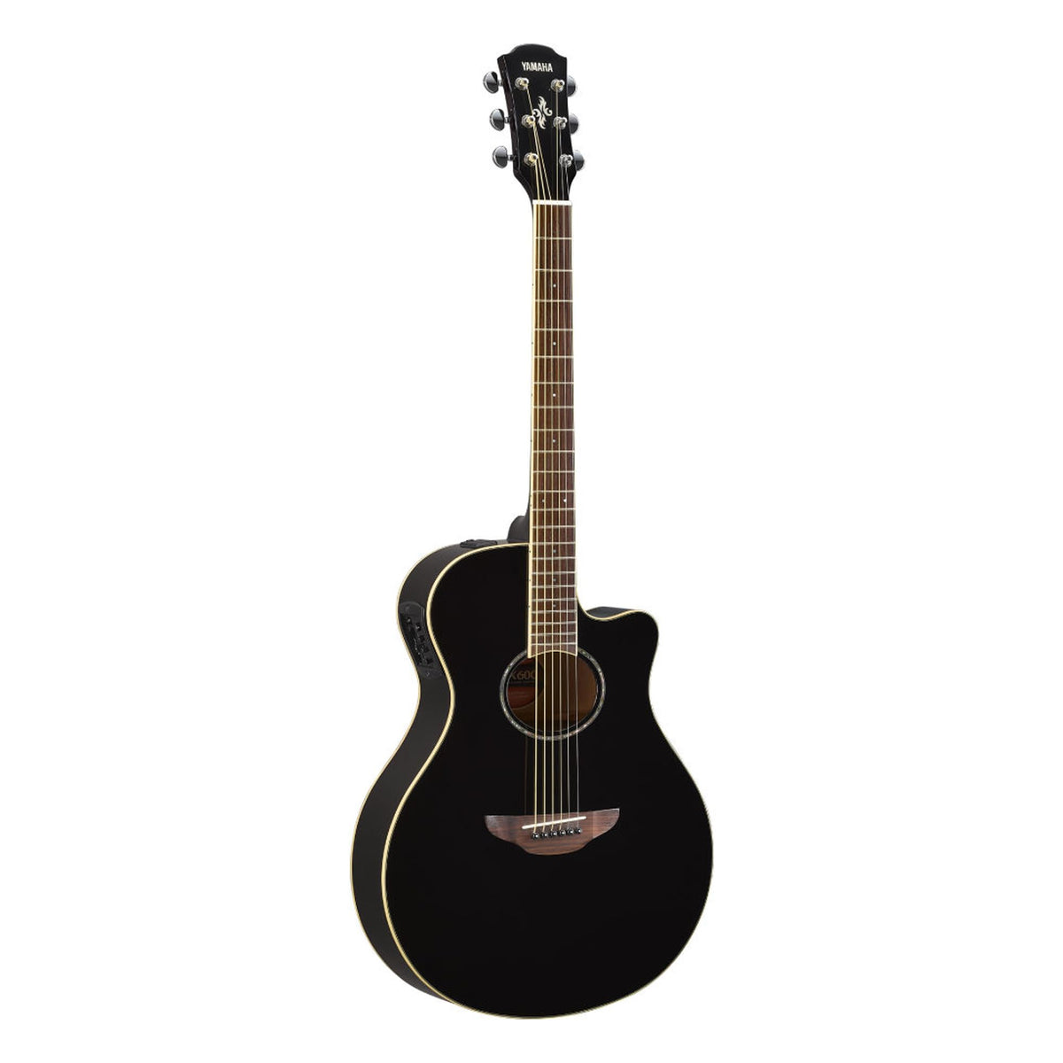 Black Thin Body Acoustic-Electric Guitar I385