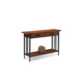 Rustic Two Drawer Sofa Table with Shelf P417