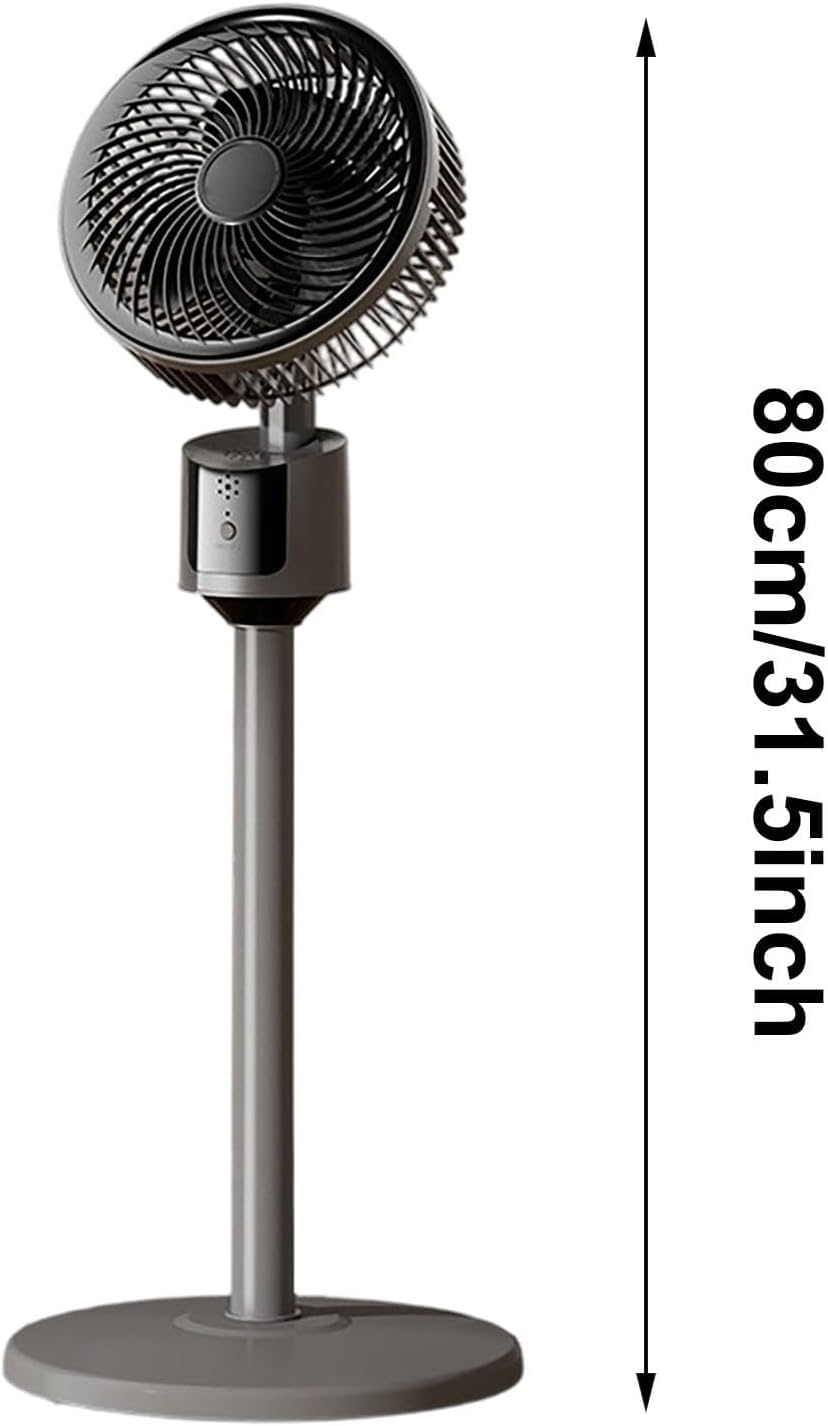 Standing Fan with 90° Oscillation, 3 Speeds, Adjustable Height J3245