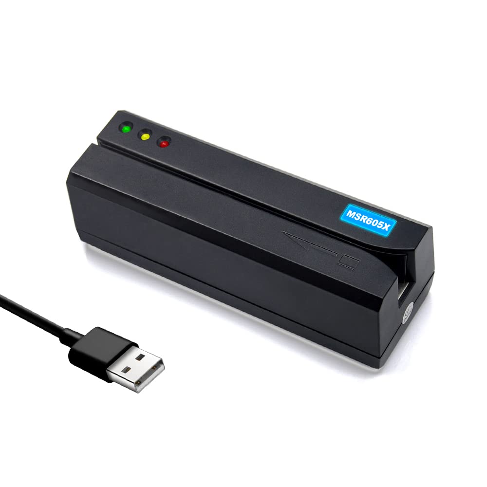 USB Swipe Card Reader Writer 3 Tracks L605209