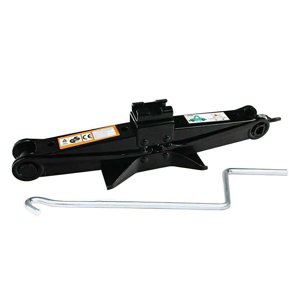 Spare Tire Lug Wrench Tool Kit & Scissor Jack 2 Ton Set U80136