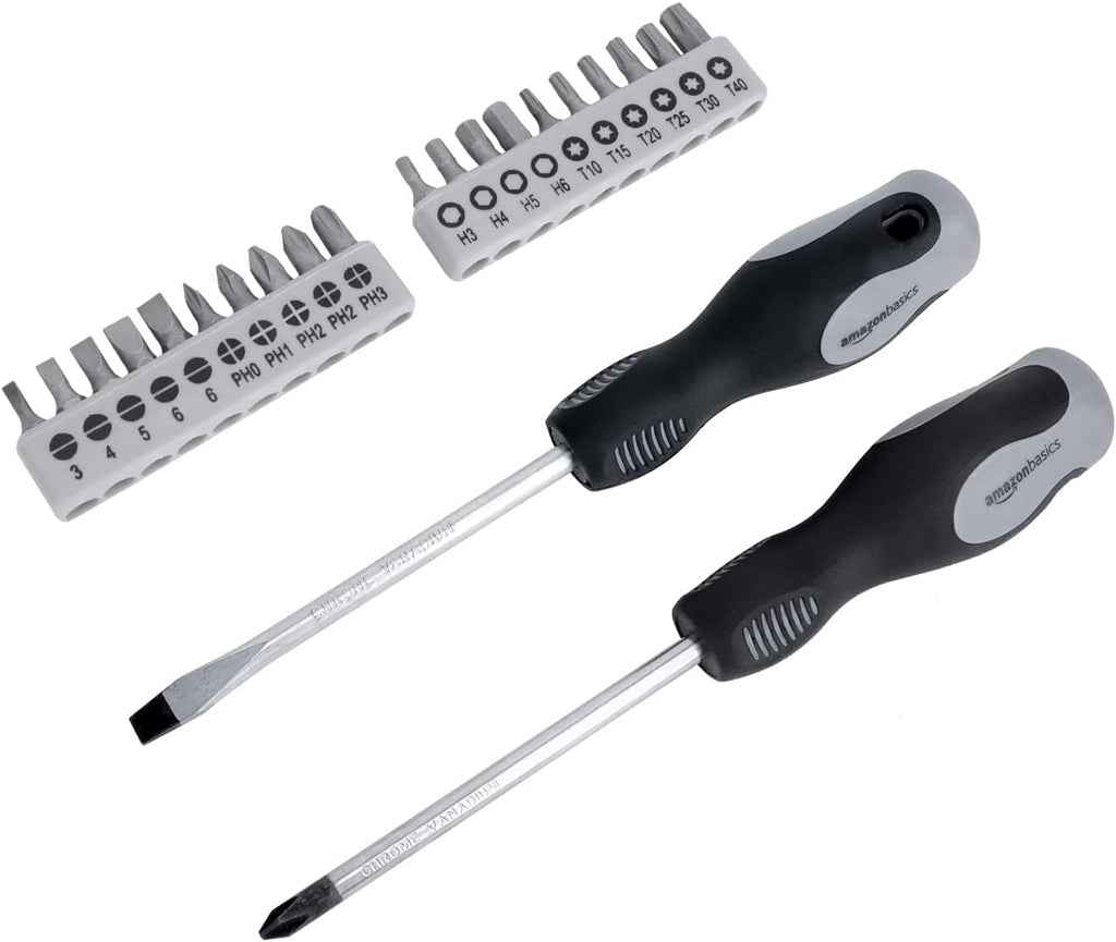 65-Piece Household Hand Tool Kit Set with Storage Case V918893