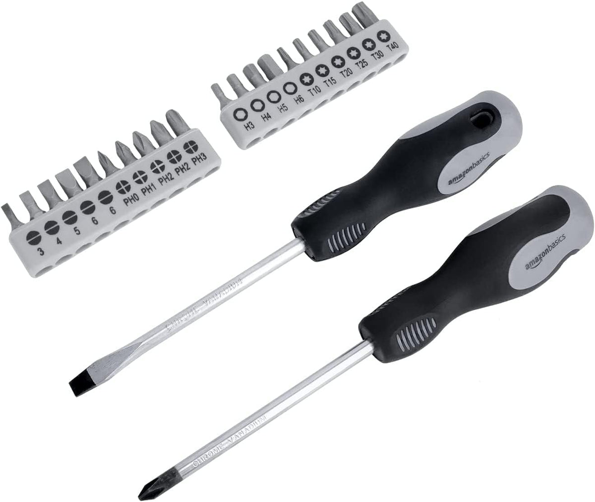 65-Piece Household Hand Tool Kit Set with Storage Case V918893