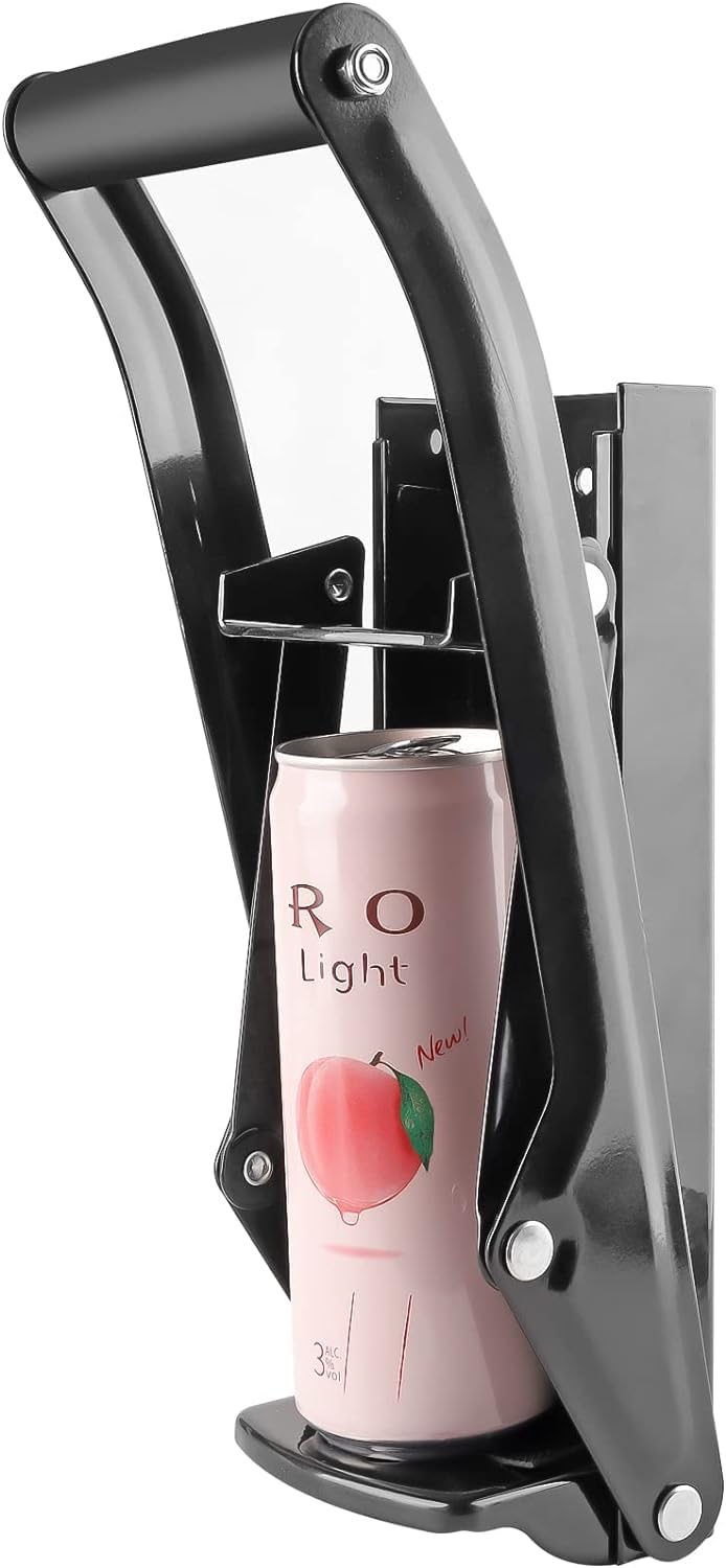 16 oz Heavy Duty Wall Mounted Aluminum Can Crusher with Bottle Opener X19915