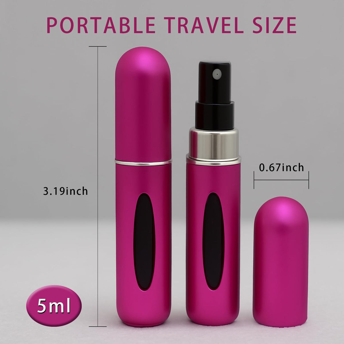 5ml Refillable Perfume Atomizer Spray Bottles C350