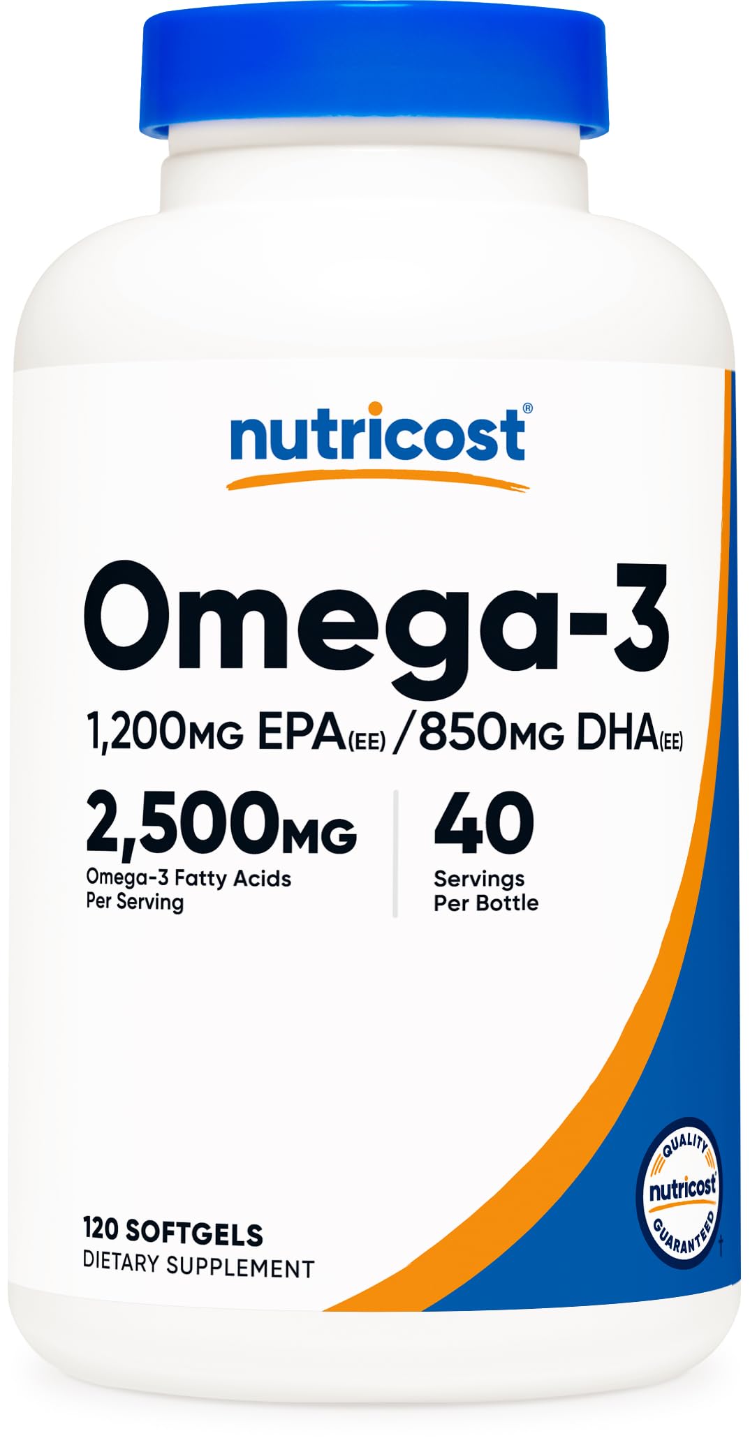 Omega 3 Fish Oil 2500MG 120 Softgels U8135