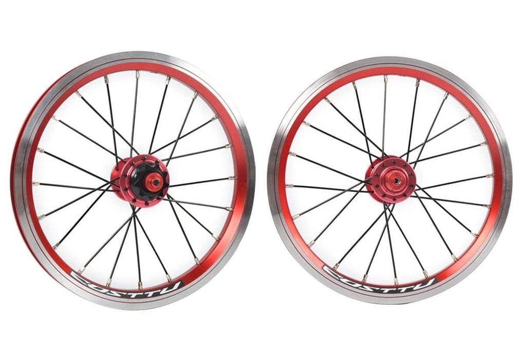14/16 Inch Double-Wall Alloy Rim Bike Wheelset H847