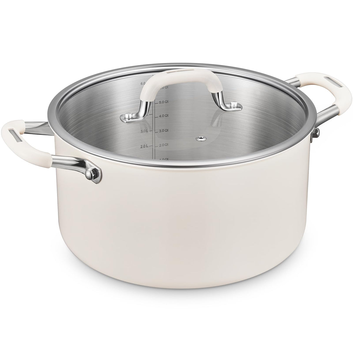 10QT 3-Ply Stainless Steel Stock Pot with Lid V617