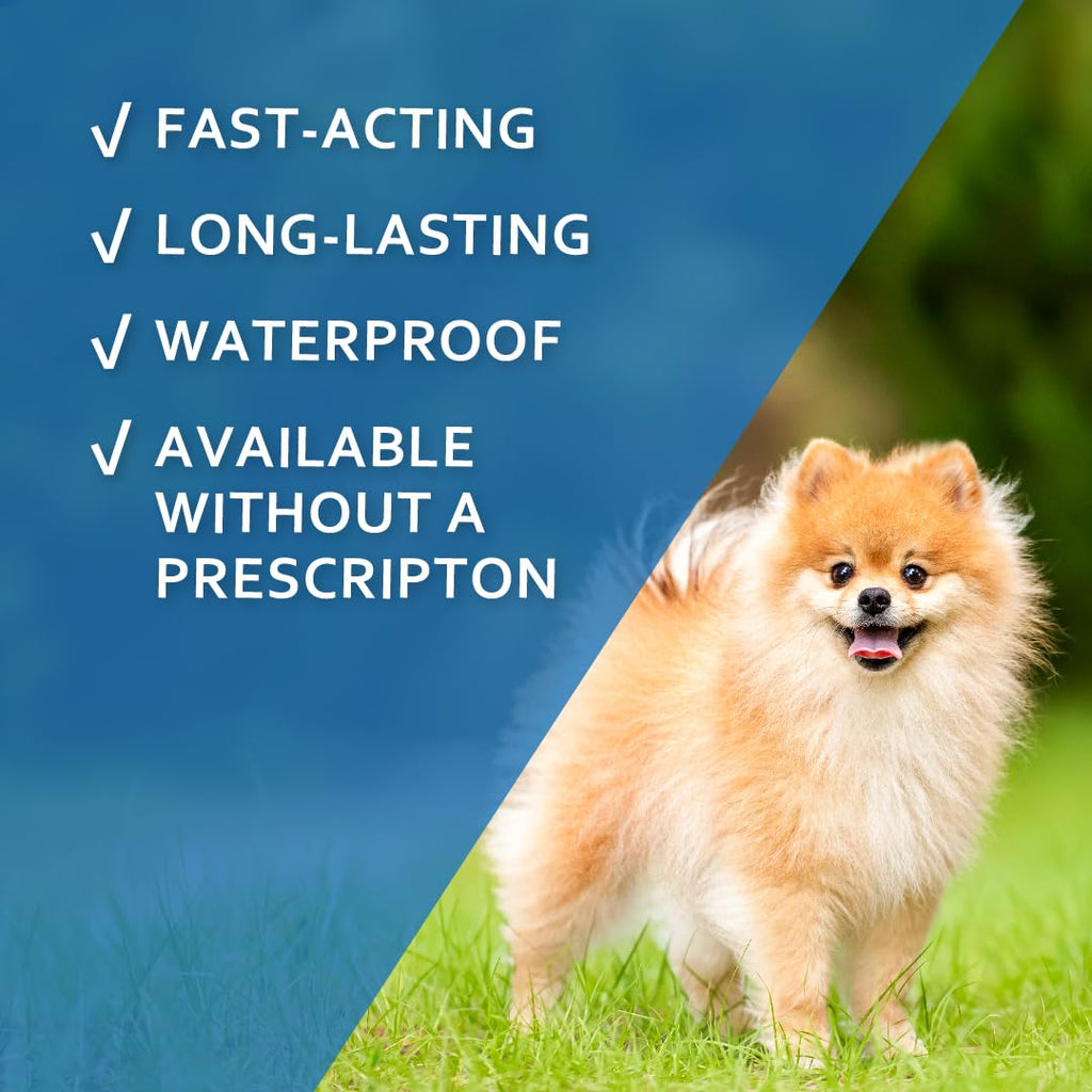 Flea and Tick Prevention for Dogs 23-44 Pounds 3 Month Supply Topical Flea Treatments R2839