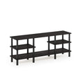 Espresso 3-Tier Open Shelf TV Stand U8002