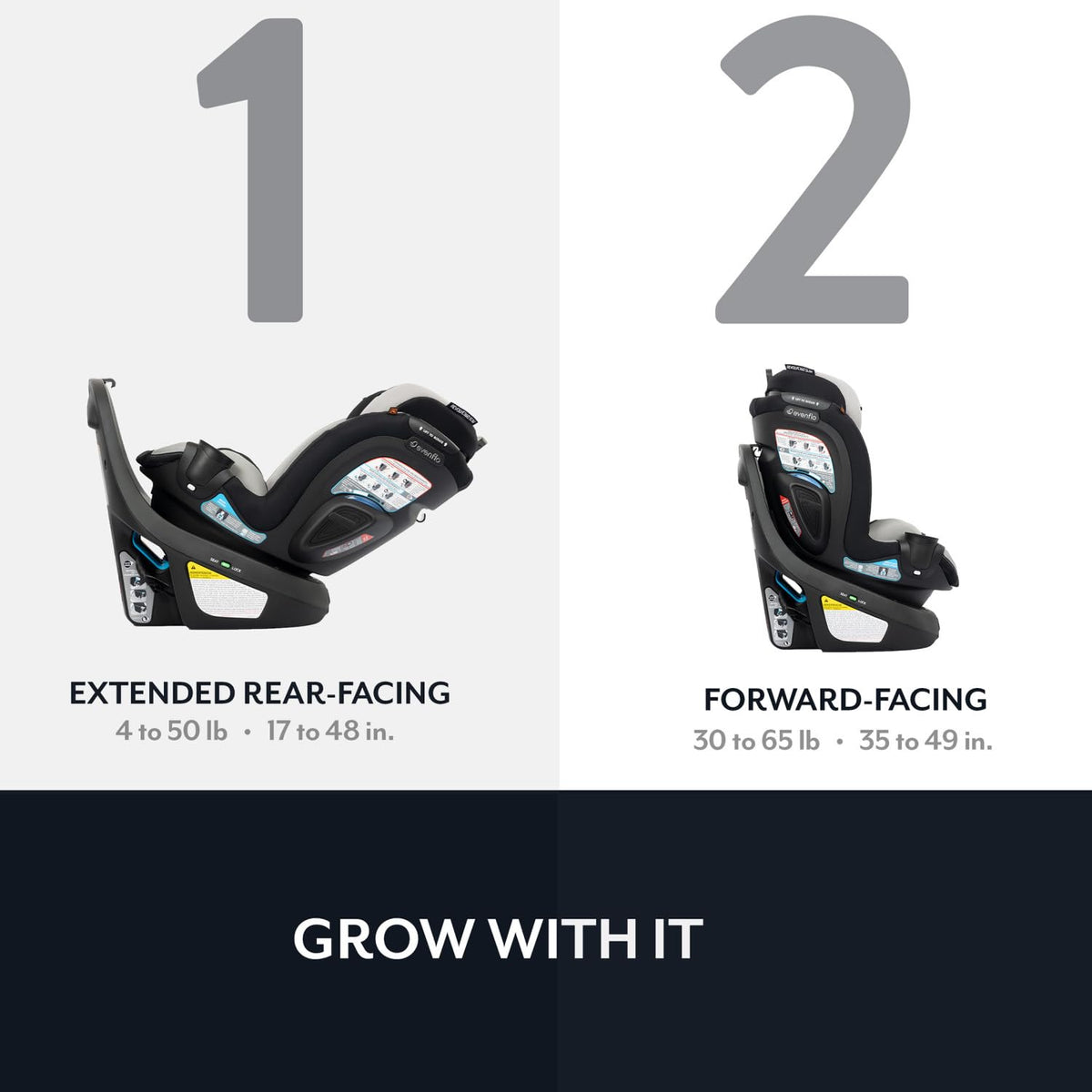 2-in-1 Rotating Car Seat H883