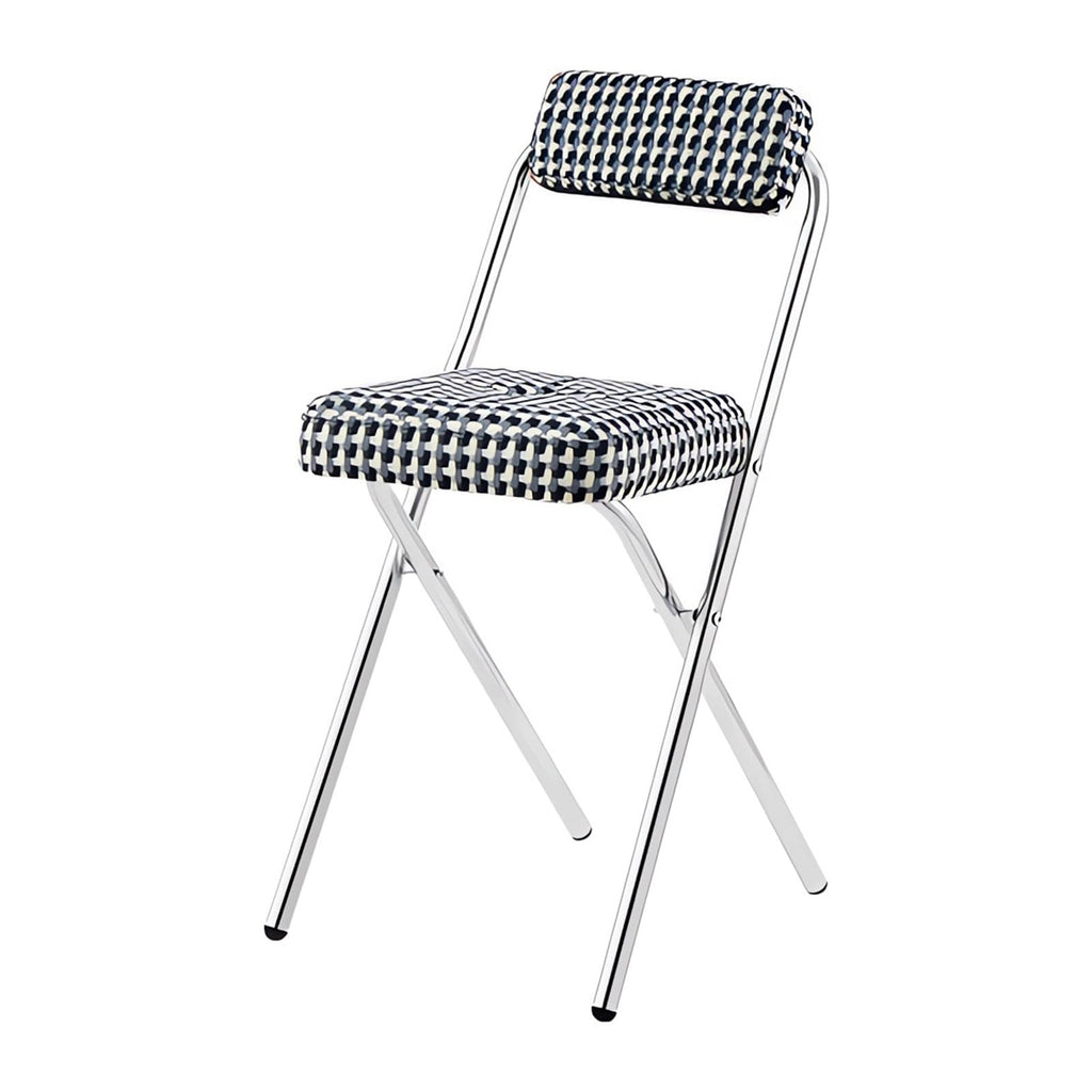Cushioned Folding Bar Stool with Backrest I70396