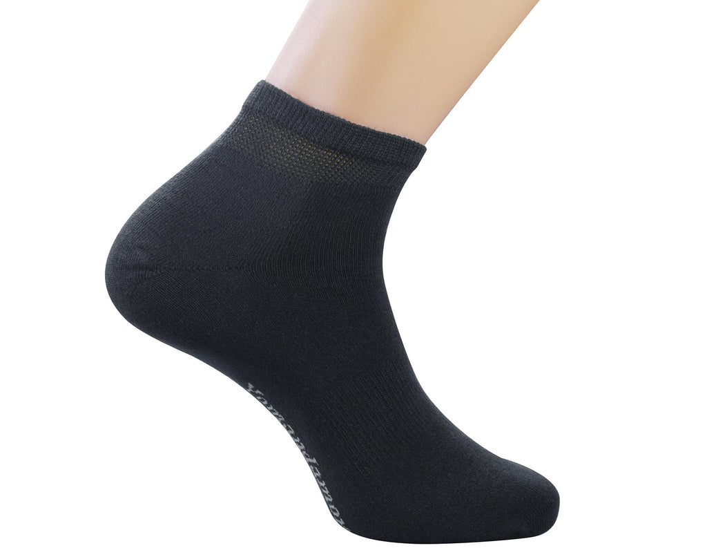 Men's 5-Pack Diabetic Low Cut Socks with Arch Support B792324