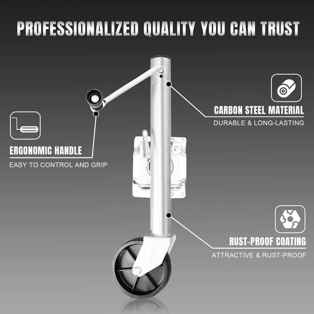 Boat Trailer Jack with Single Wheel, 1000 Lbs. Capacity F683857