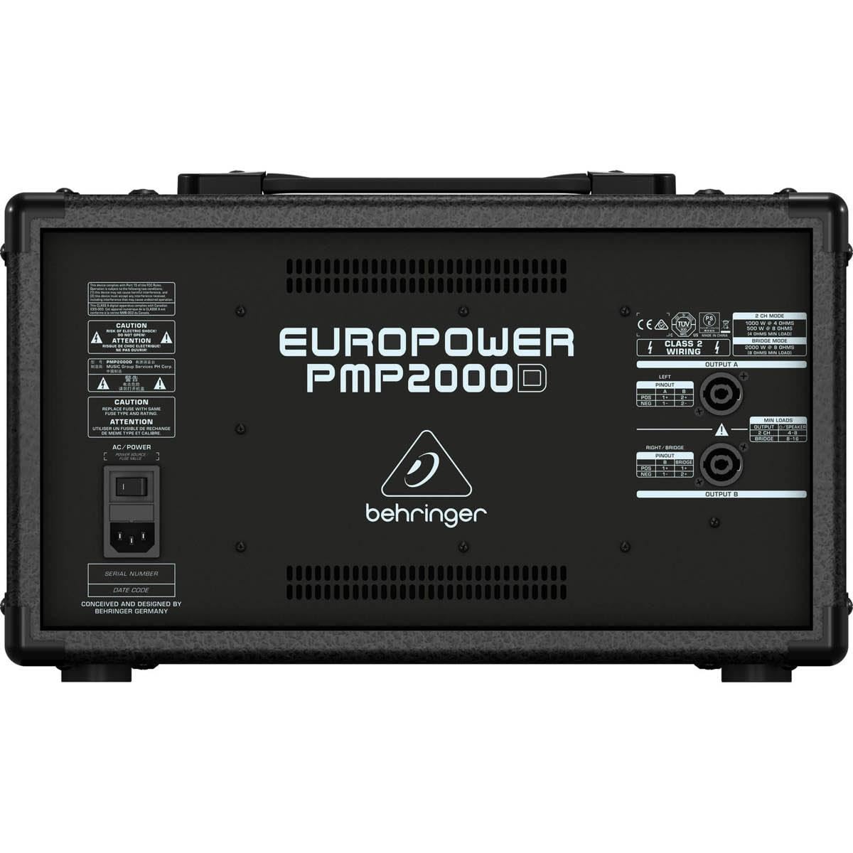 2000-Watt 14-Channel Powered Mixer O973