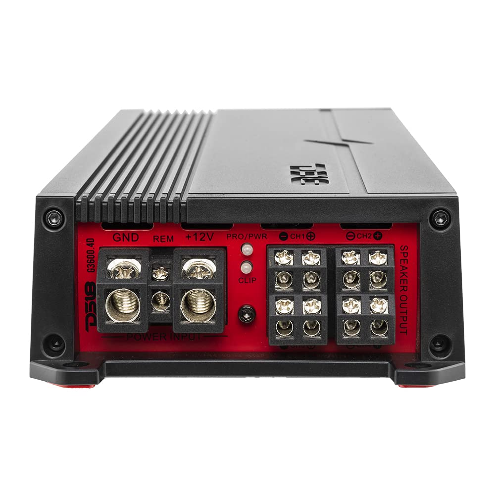 4-Channel Class D Car Audio Amplifier 3600 Watts N86741
