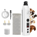 White 2-Speed USB Rechargeable Dog Nail Grinder J13961