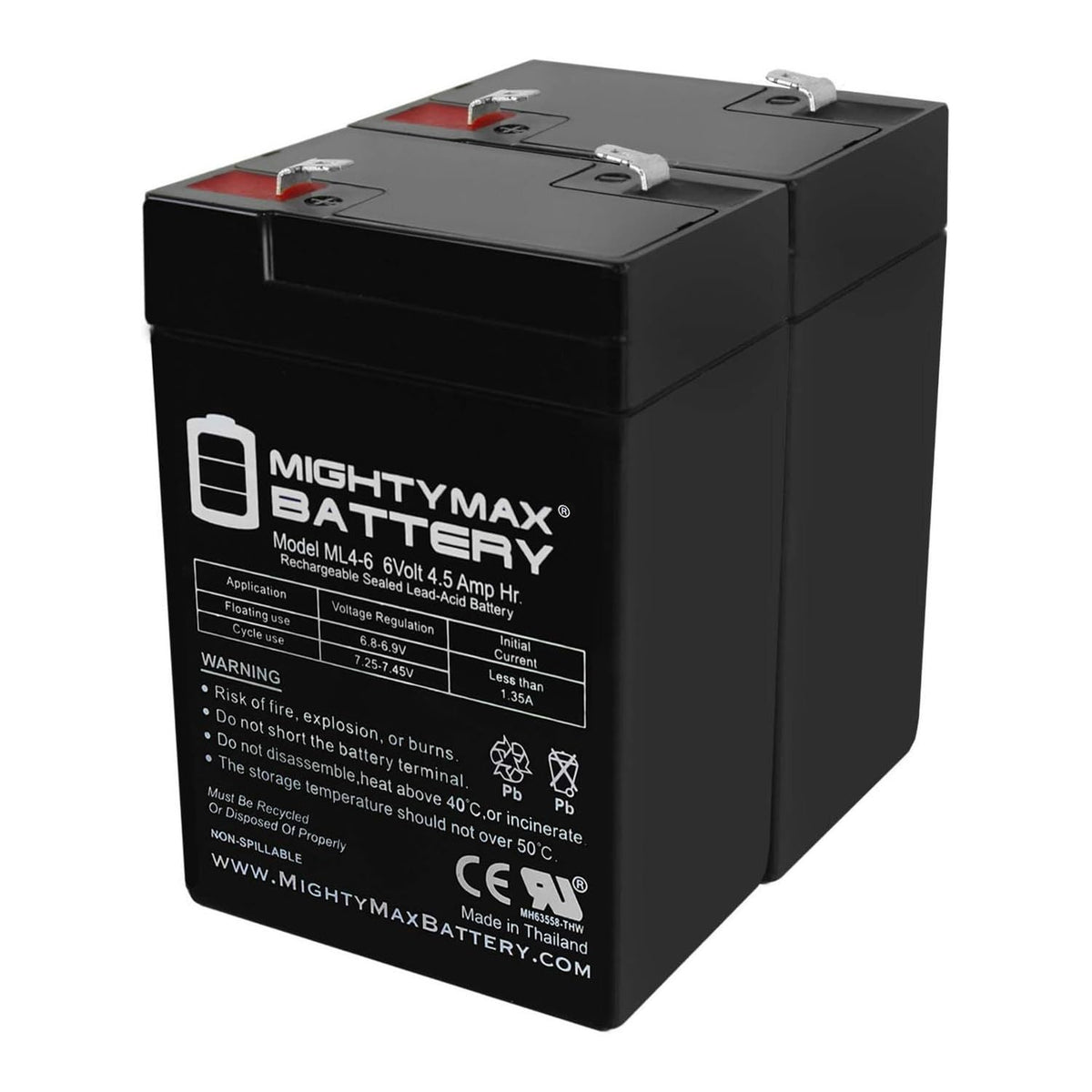 6V 4.5AH SLA Battery H8627