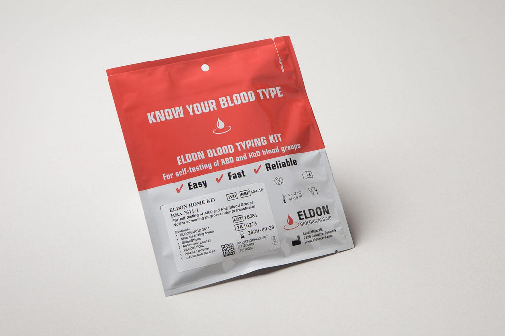 Blood Typing Kit, 2 Test Pack E573277