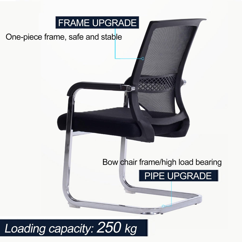 Orange Mesh Ergonomic Desk Chair with Lumbar Support F57848