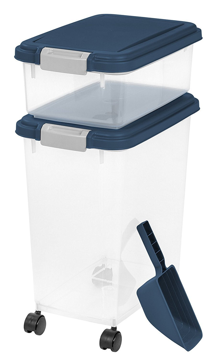Airtight Pet Food Storage Container Navy Blue G799