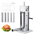 Manual Stainless Steel Sausage Stuffer with 5 Stuffing Tubes X148
