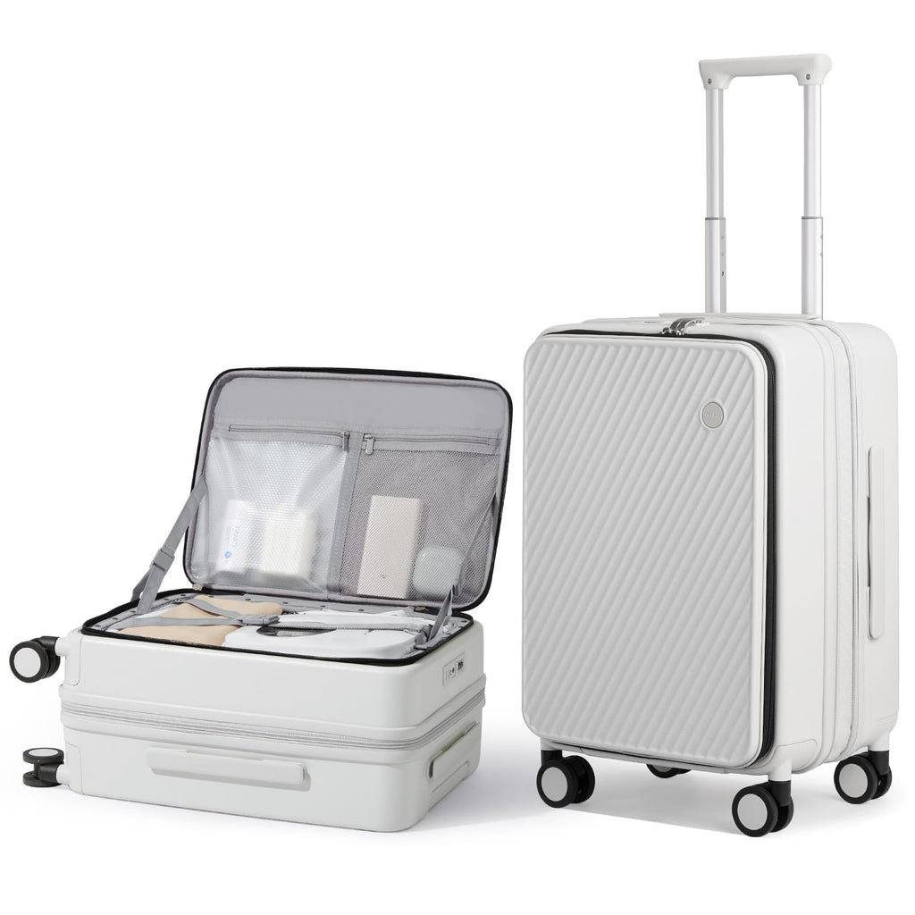 20 Inch Expandable PC Hard Shell Carry On Luggage with Spinner Wheels & TSA Lock Z980