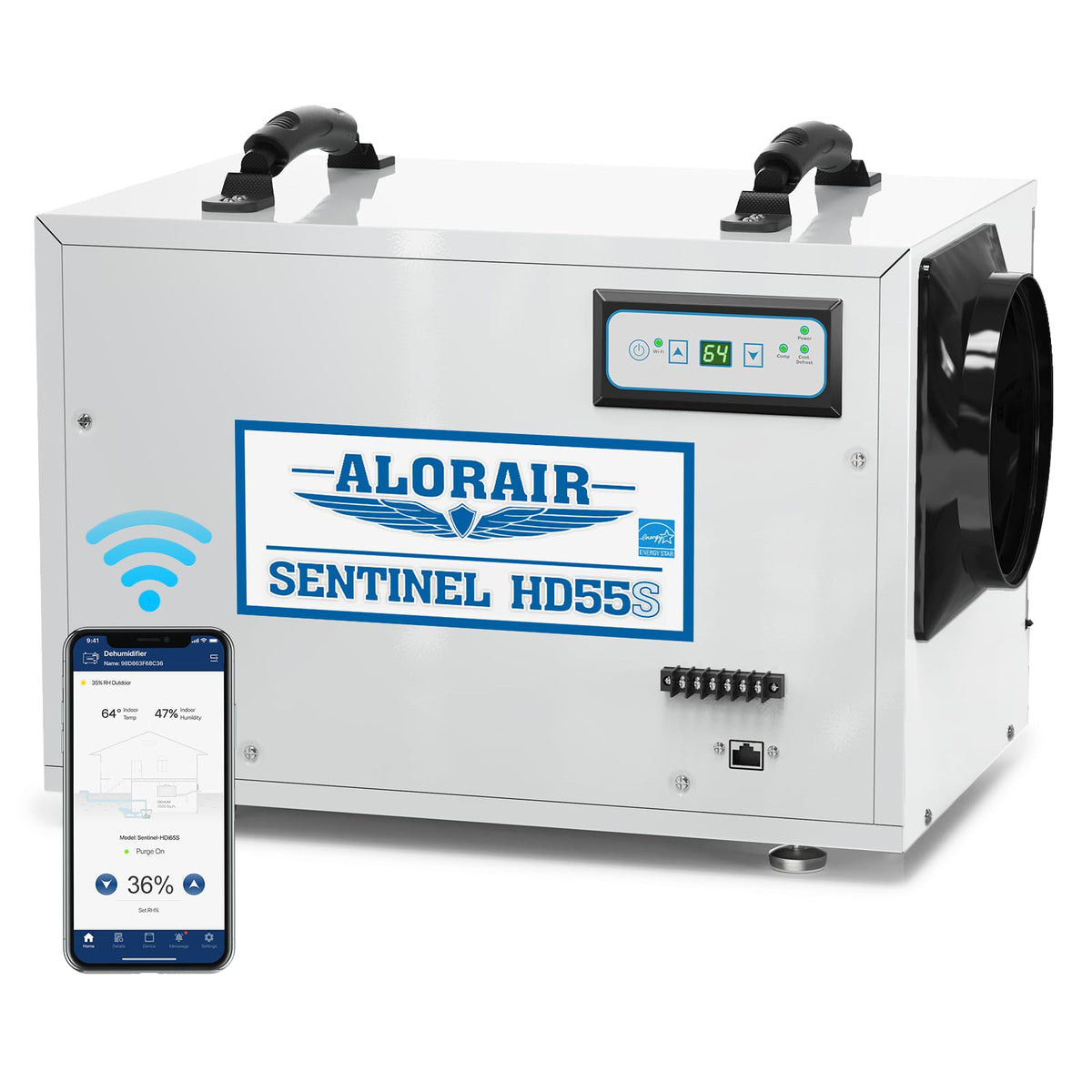 120 Pints Wi-Fi Dehumidifier P8147