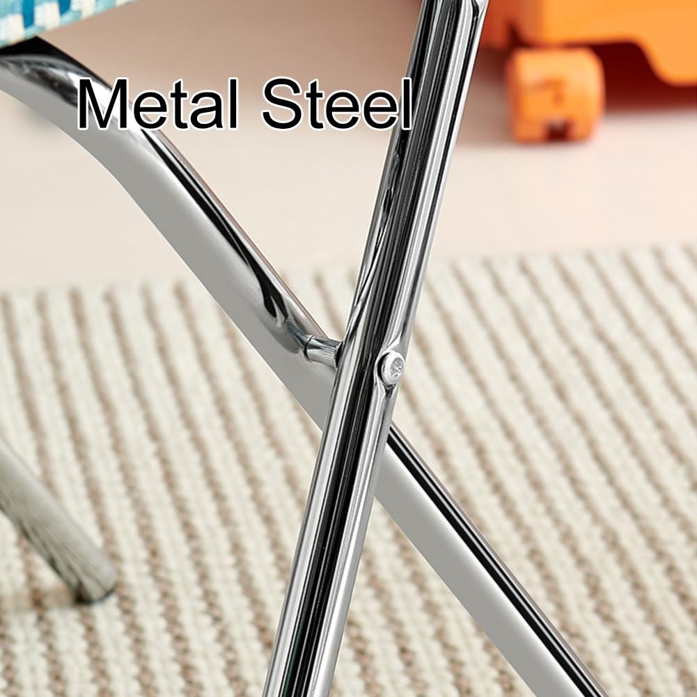 Cushioned Folding Bar Stool with Backrest I70396