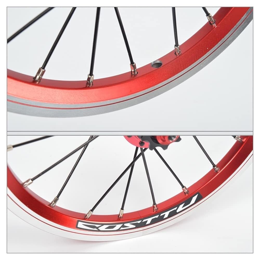 14/16 Inch Double-Wall Alloy Rim Bike Wheelset H847