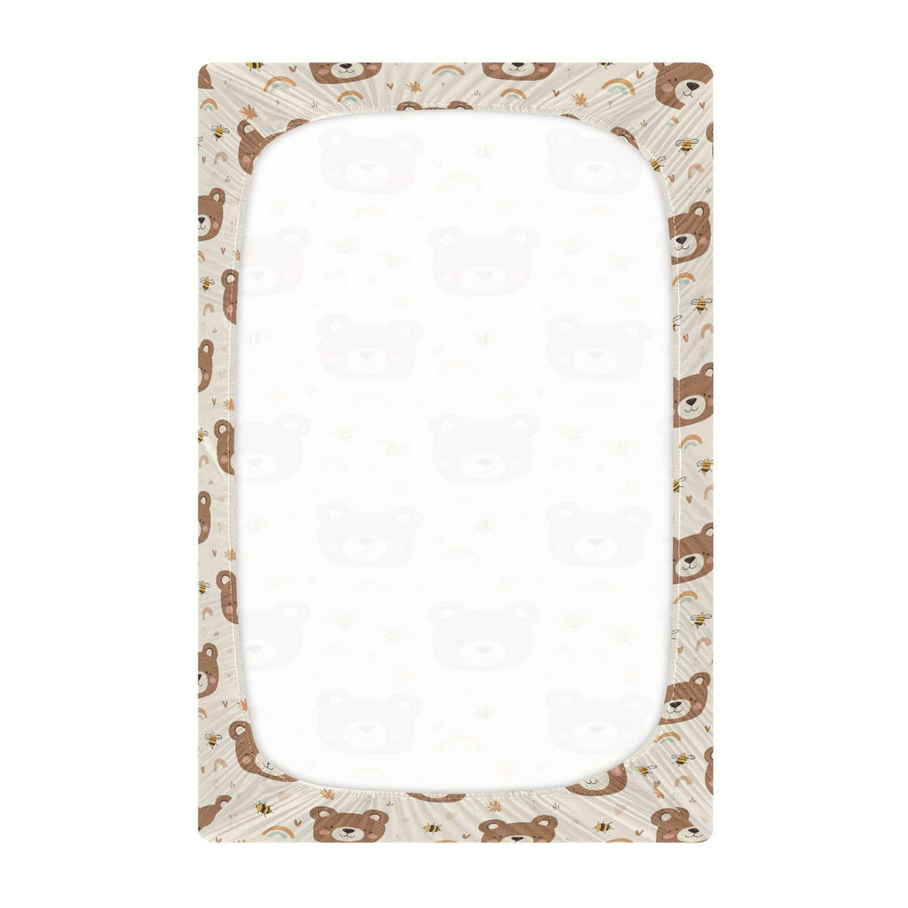 Soft Breathable Microfiber Fitted Crib Sheet Y400458