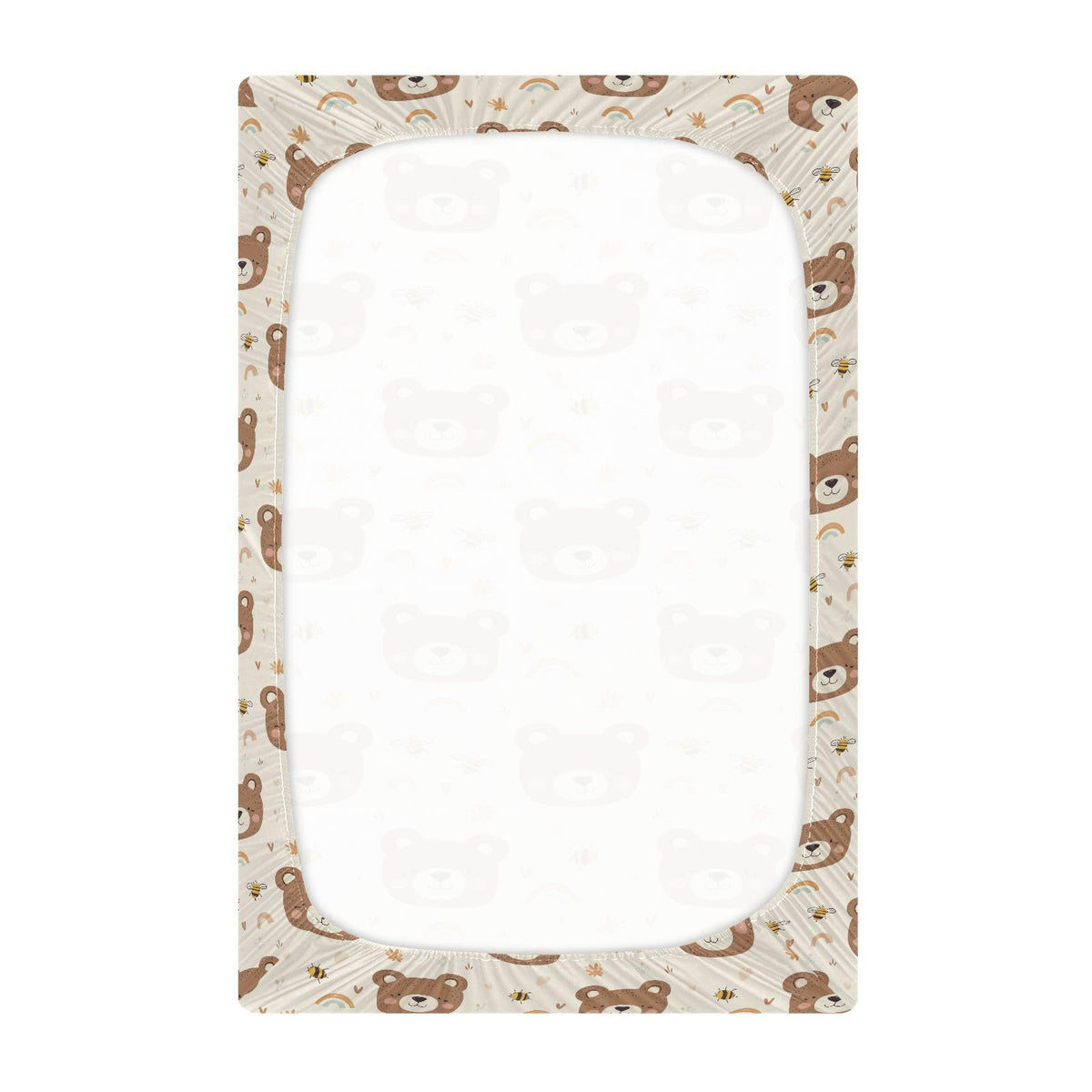 Soft Breathable Microfiber Fitted Crib Sheet Y400458