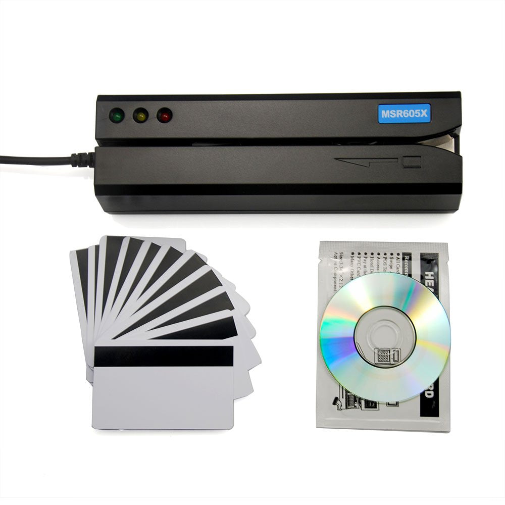 USB Swipe Card Reader Writer 3 Tracks L605209