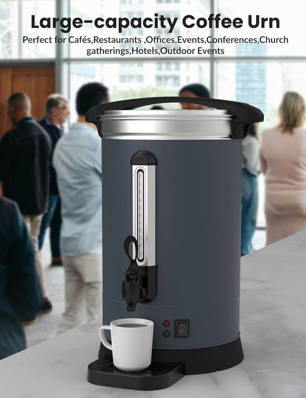 Commercial Coffee Urn 18L Stainless Steel Electric Coffee Maker M158