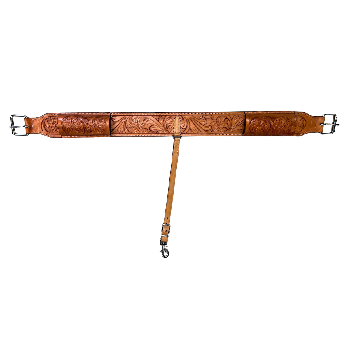 Western Leather Horse Saddle Girth Cinch Belt J378