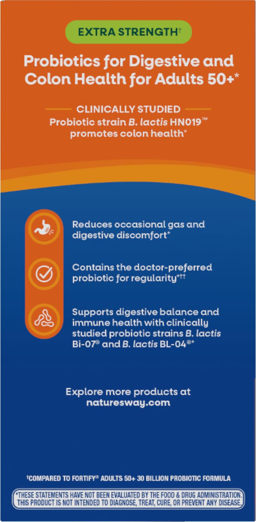 Probiotic 50 Billion Live Cultures 30 Capsules Y515