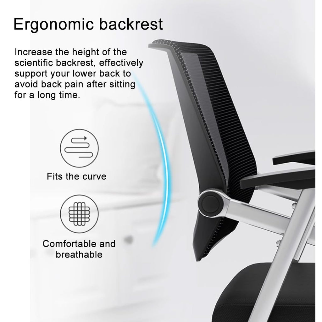 Orange Ergonomic Mesh Office Chair with Lumbar Support P881