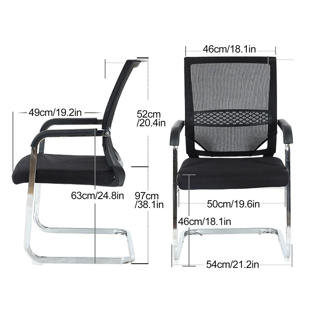Orange Mesh Ergonomic Desk Chair with Lumbar Support F57848