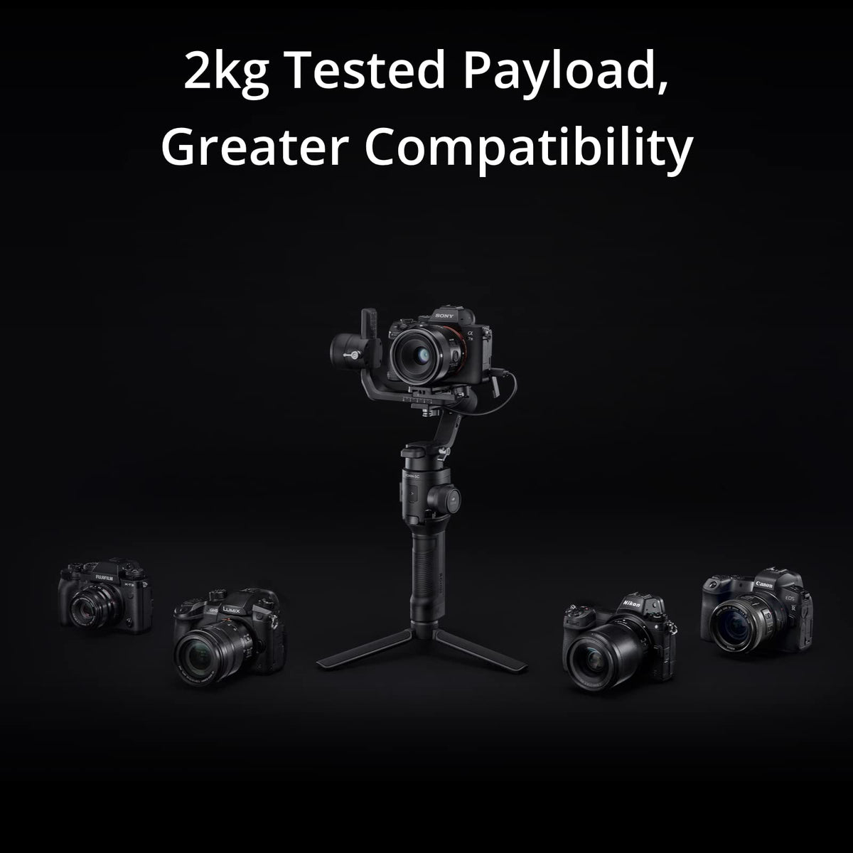 3-Axis Camera Stabilizer up to 2kg (4.4lbs) Payload C453