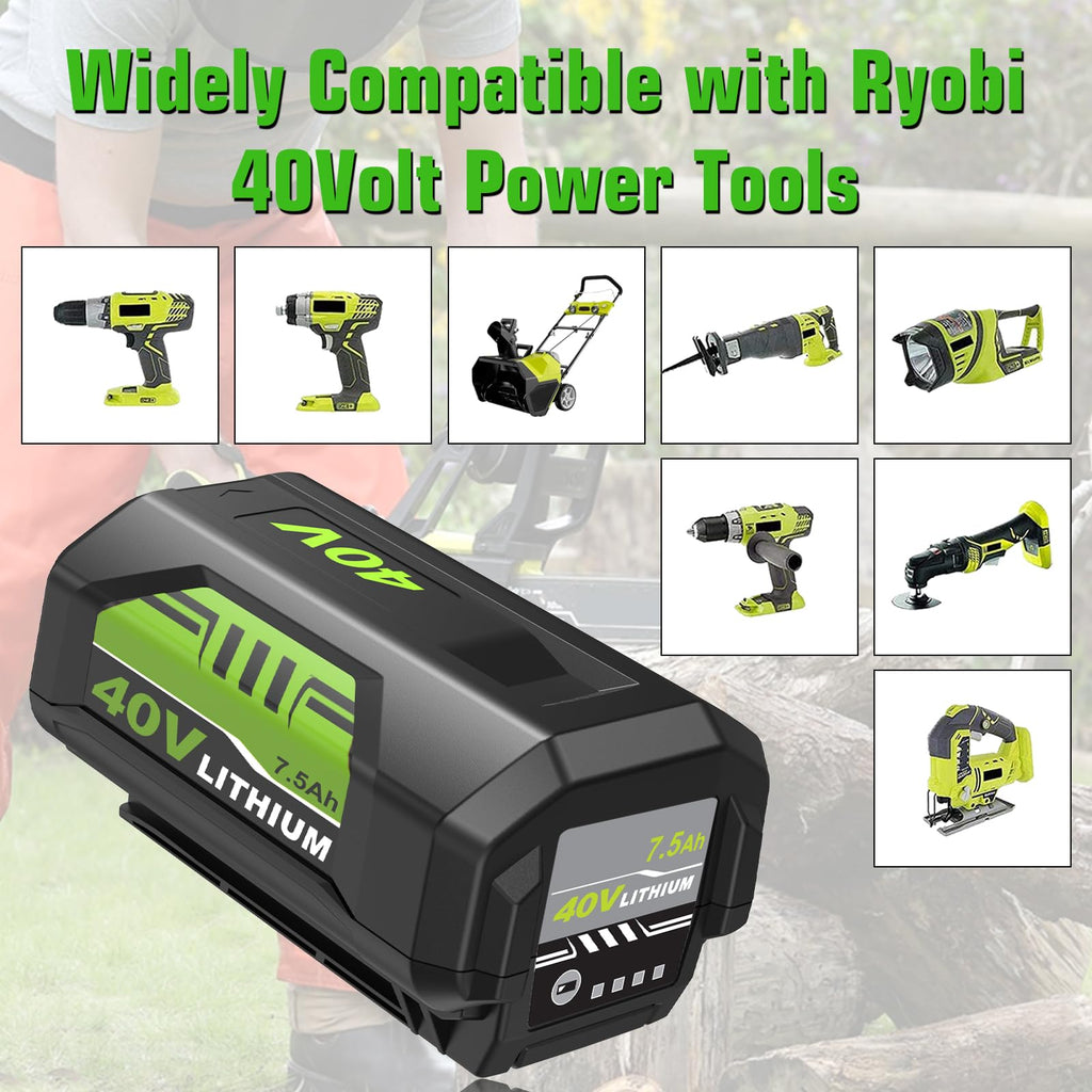 40V Battery Replacement H6334